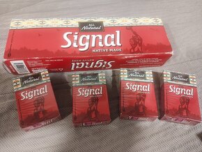 Indiánské cigarety "Signal" z USA z kmene Navajo - 2
