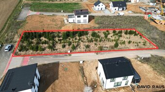 Prodej stavebního pozemku ( 1430 m2), ul. Květná, Střelice - 2