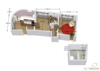 Prodej bytu 39 m² - Brno - Maloměřice - 2