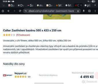 Zastřešení bazénu CALTERA - 2