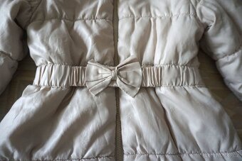 Dětská dívčí béžová zimní bunda vel.110 zn.H&M - 2