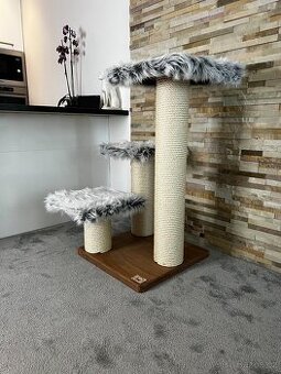 Dřevěné robustní škrabadlo pro kočky - model R8 (PC:10.150) - 2