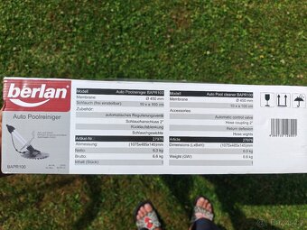 Poloautomatický bazénový vysavač nový - 2