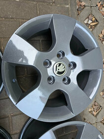 ALU disky kola 5x112 Škoda R15 Octavia II VW Golf ET50 Jetta - 2