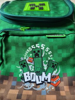 Krásný školní batoh - taška Minecraft - 2