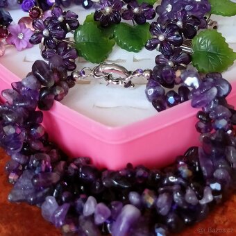 sada z prirodniho ametystu - 2