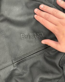 Pánská motorkářská kožená bunda Bixton - 2