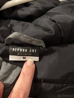 zimní bunda-kabát s kapucí, chlapecká, nová, vel. M - 2