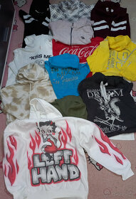 Dětské mikiny svetry pončo od vel.98 až po vel. L - 2