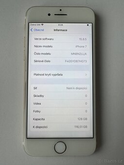 IPhone 7 - 128 GB - 100 % baterie - 2