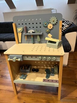 Dětský dřevěný ponk s nářadím - 2