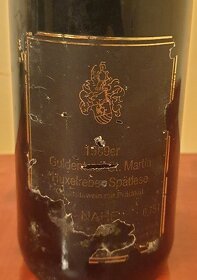 Archivní víno Huxelrebe z roku 1989 - 35 let - 2