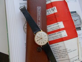 luxusni koplet hodinky prim automatic rok 1980 top funkcni - 2