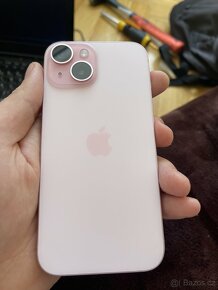 iPhone 15 128GB Pink - baterie 100% - 2