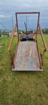 Hydraulicky sklápěcí vlek - 2
