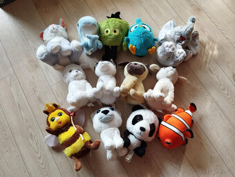 Plyšáci - Angry, slon, včela, panda, méďa, Nemo - 2