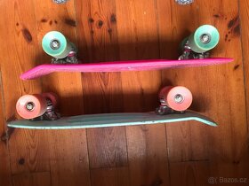 Pennyboard ruzovy a tyrkysovy - 2