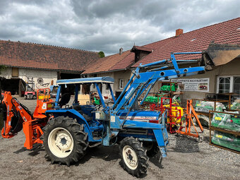 Iseki TL 3200 D 4x4 s čelním nakladačem + podkop BHSM 175 - 2