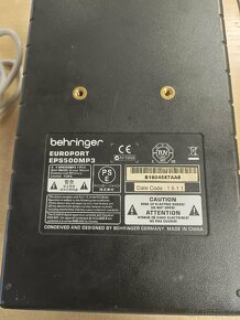 Prodám mixážní pult BEHRINGER PMP 500MP3 - 2
