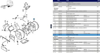 Kompletní výfuk DAF XF E6 (106) 460 - SCR + DPF + čidla - 2