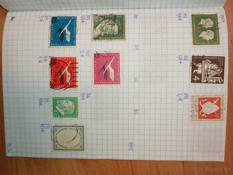Německé poštovní známky 1951-1972 zošit - 2