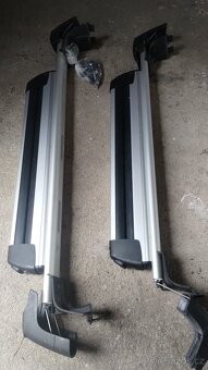 Střešní nosič Mercedes s nástavci pro lyže, zamykací C W205 - 2