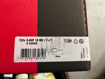 HILTI hřeby do betonu - 2