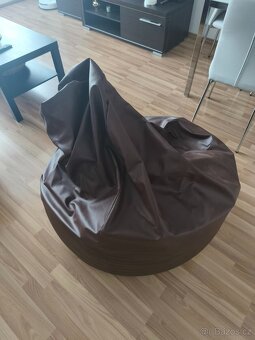 Sedací pytel hnědý - 2