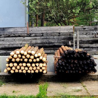 Dřevěné kůly, na ohrady a ploty - 2