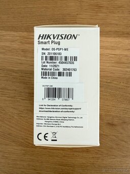 Hikvision Smart Plug, DS-PSP1-WE, AX PRO - 2