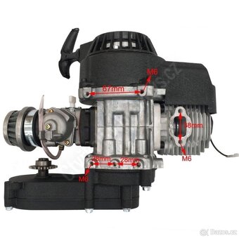 Kompletní motor 49ccm pro minicross - 2