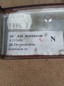 Bmw e39 - dekor palubní desky Nussbaum - 2