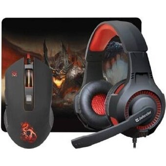 Defender Devourer - myš, podložka a sluchátka - 2