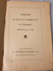 Návod k obsluze automobilů Škoda 4R a 6R - 2