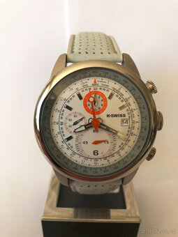 K-Swiss, chronograph, kožený pásek - 2