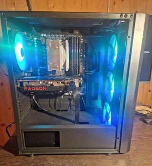 Herní PC, RX 6600 XT, I3 12100f, 32Gb RAM, 1Tb SSD,WIFI + BT - 2
