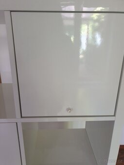 Ikea Kallax Policový díl, lesklá bílá, 77x147 cm - 2