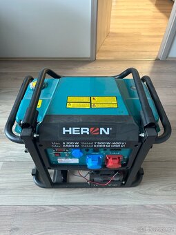 Prodám novou elektrocentrálu HERON 8896317 – 8,2 kW / 17 HP - 2