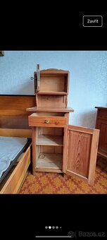 Starožitné noční stolky, 2 ks - 2