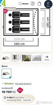 Prodám nikdy nepoužitý stan Salewa - 2