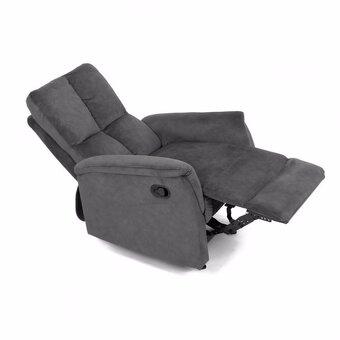 Polohovací křeslo, kojící křeslo šedá, látka, TV-S8449 GREY2 - 2