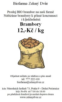 BIO brambory - 2