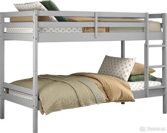 Nová patrová postel z borovice včetně roštu - 2