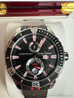 Ulysse Nardin Marine Diver, Chronometr, ocel. náramek+kaučuk - 2