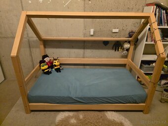 Benlemi domečková postel s matrací - 2