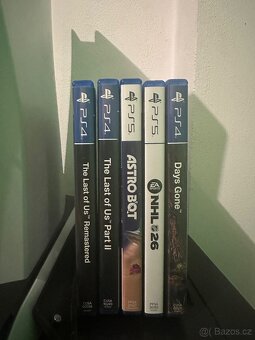 🎮 PlayStation 5 (mechanika, 1 TB) + 5 her + držák FIXED - 2