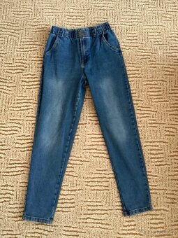 Tepláky vel.158,džíny vel.164 - 2