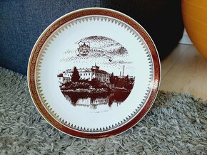 Plytký talíř Klášterec nad Ohří, porcelán Thun - 2
