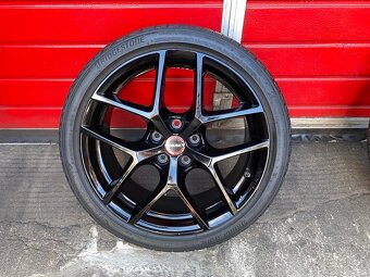 ALU kola 2x Borbet černé 18" 8J ET44 + pneu 225/40/R18 - 2