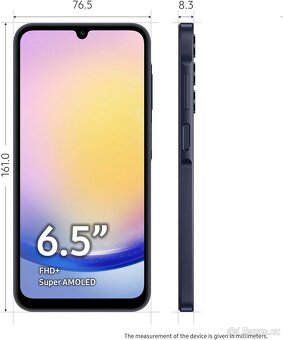 Samsung Galaxy A25 5G 6GB/128GB černá DPH - 2